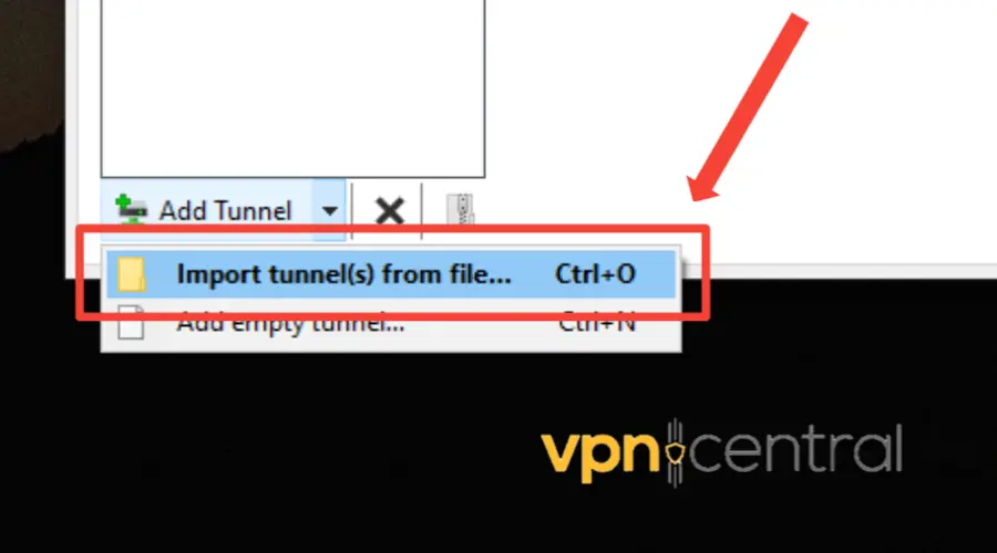 add tunnel to wireguard