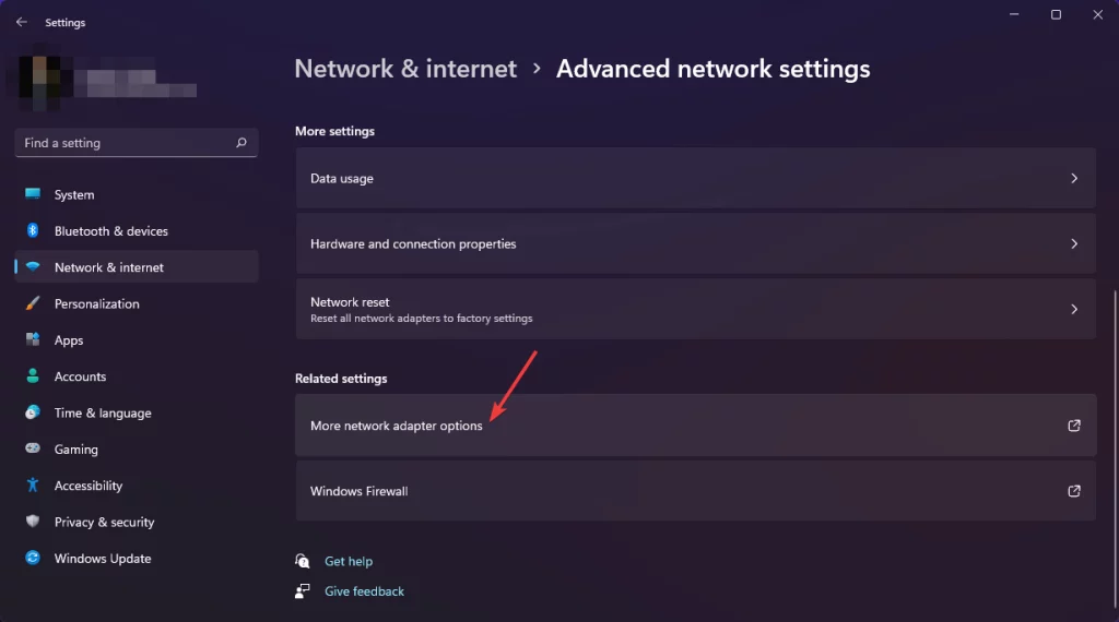 more network adapter options