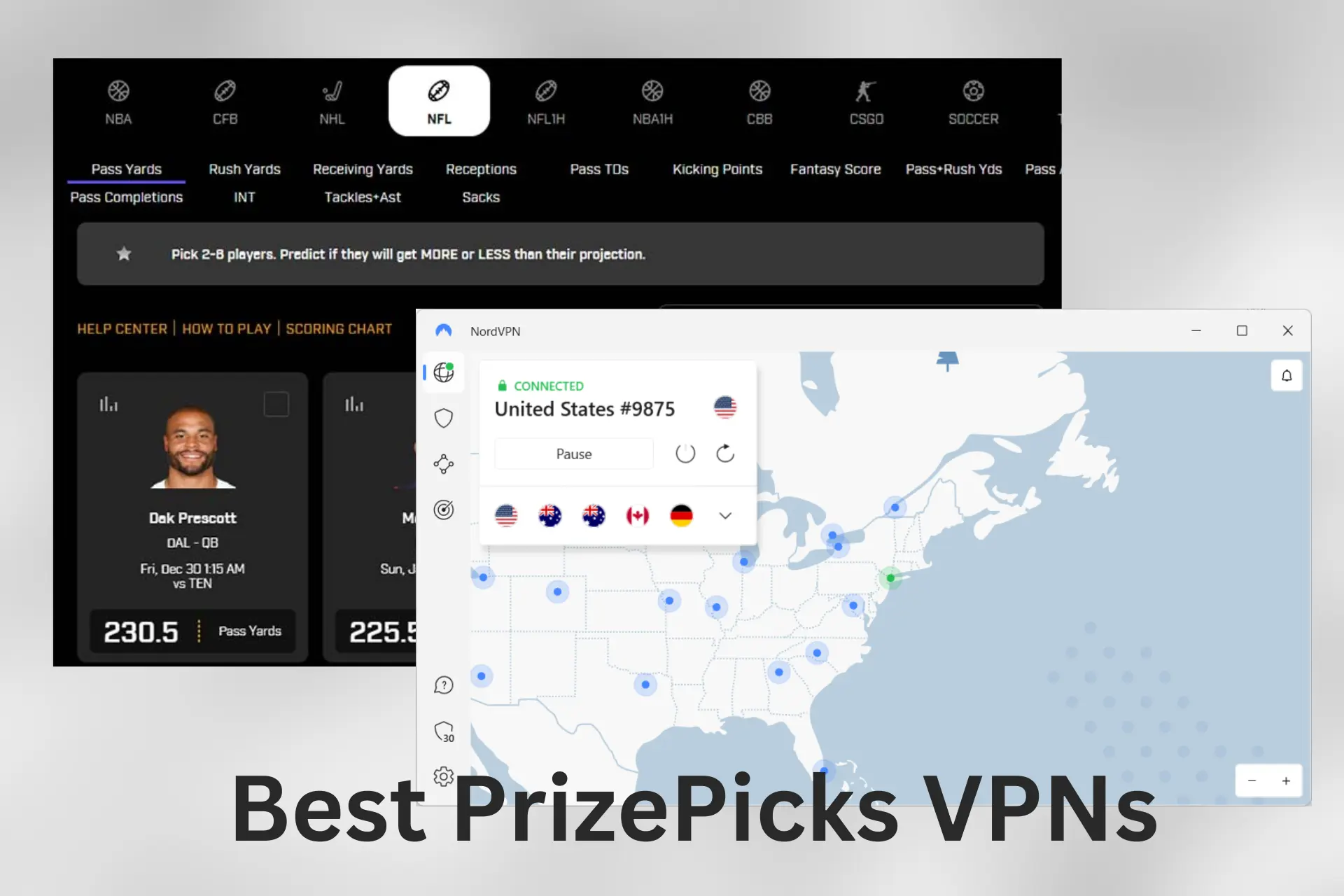 prizepicks vpn