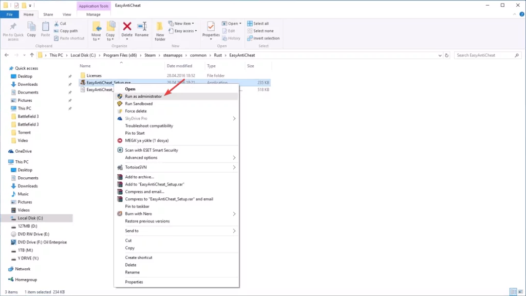 easyanticheat exe run as administrator