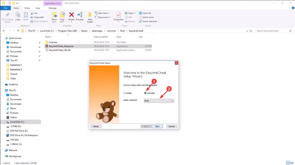 easyanticheat uninstall