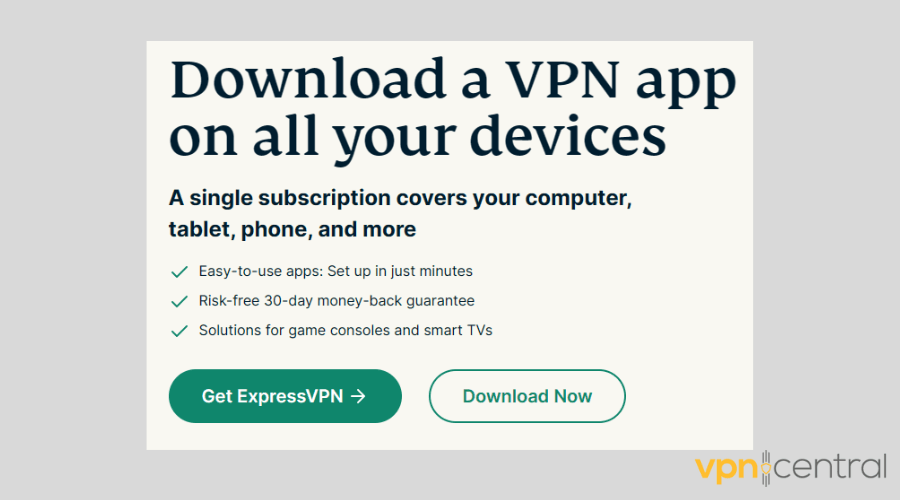 ExpressVPN Windows app