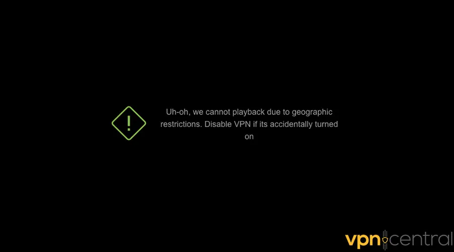 Hotstar VPN Error