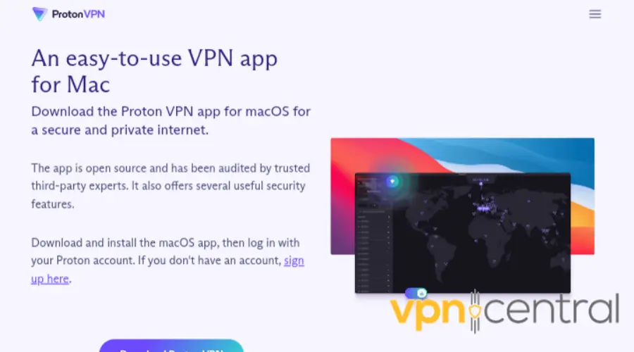 proton vpn macos