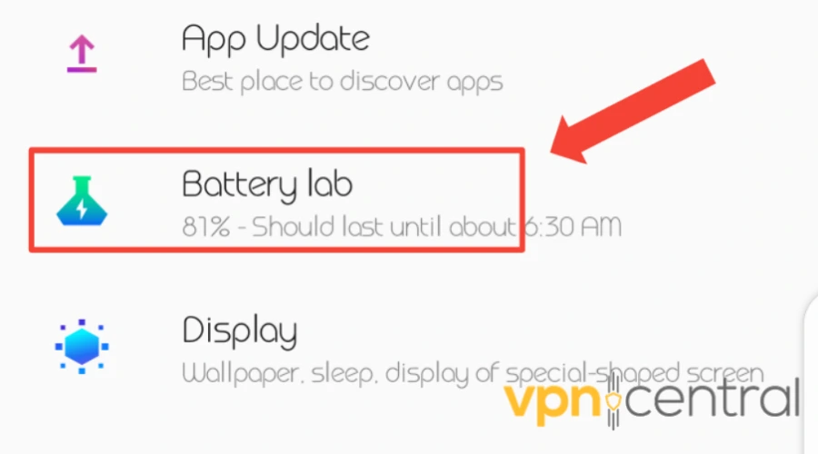 android battery lab