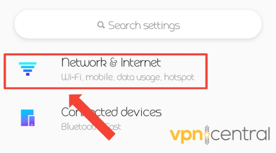 android network and internet