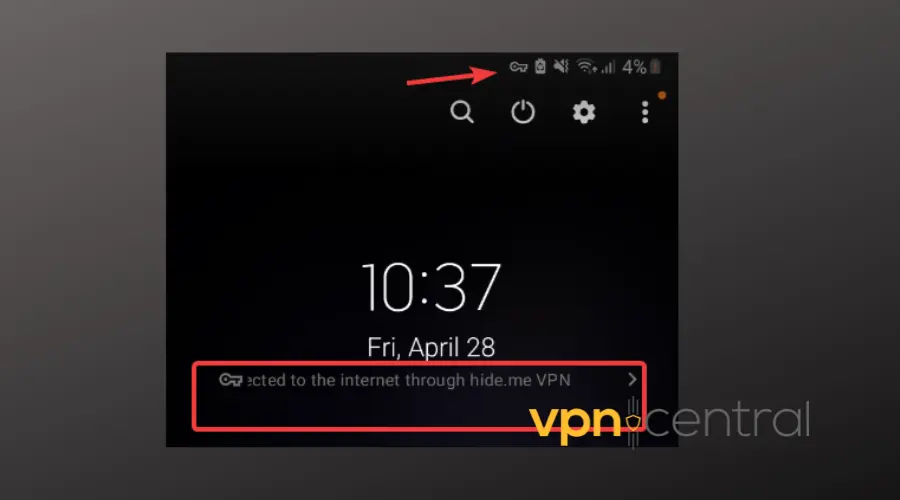 ¿Por qué mi teléfono dice VPN?