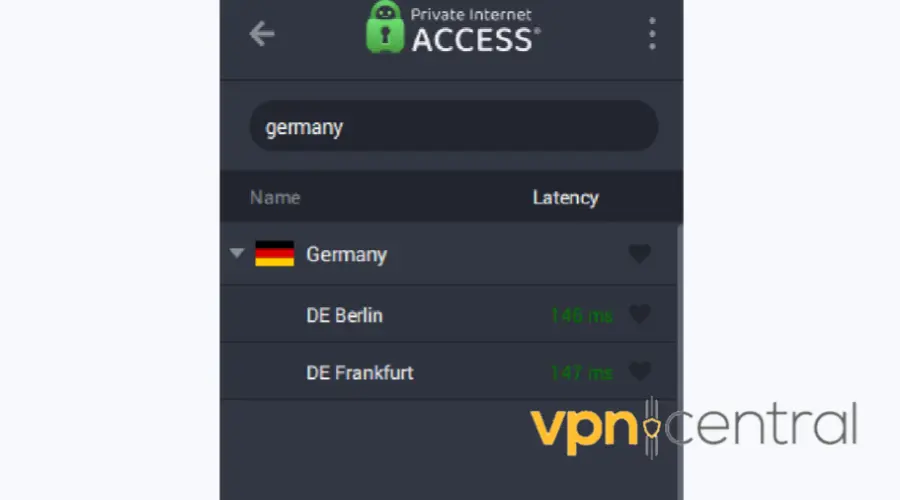 pia connected to germany