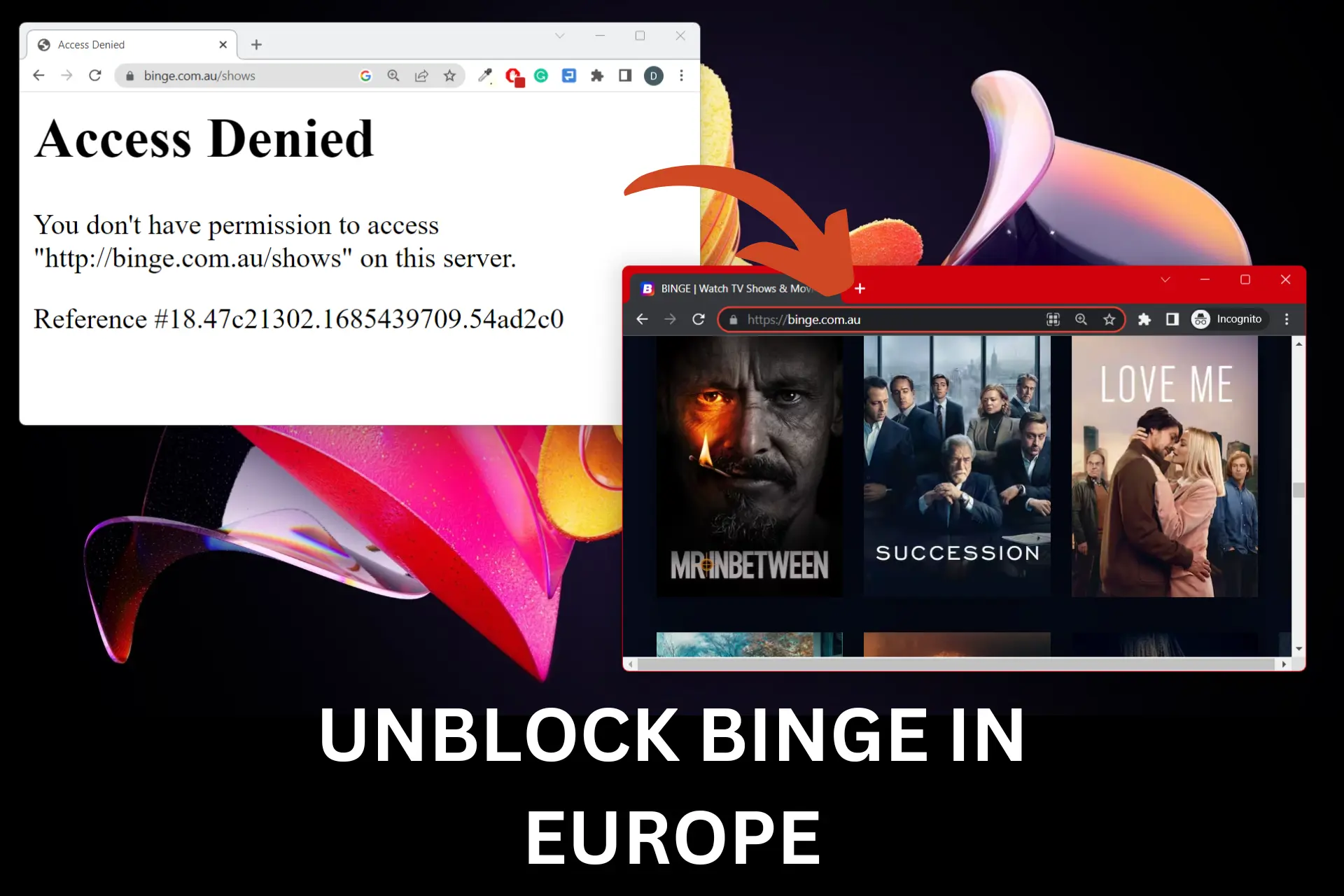 watch binge in europe
