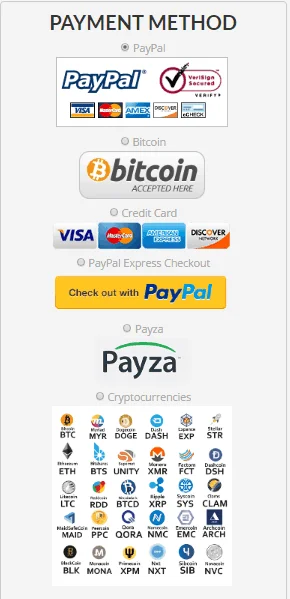 celo vpn payment methods