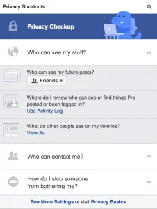 Facebook Privacy Settings