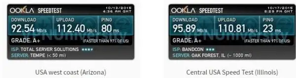 ookla speed test