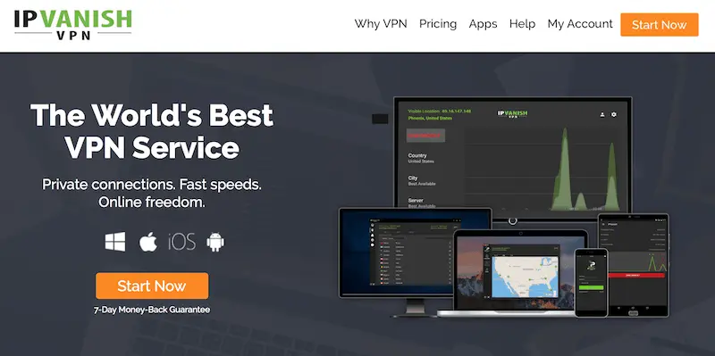 ipvanish home page