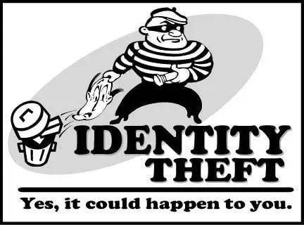 identity theft cartoon