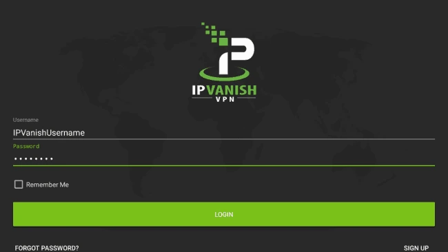 ipvanish sign in