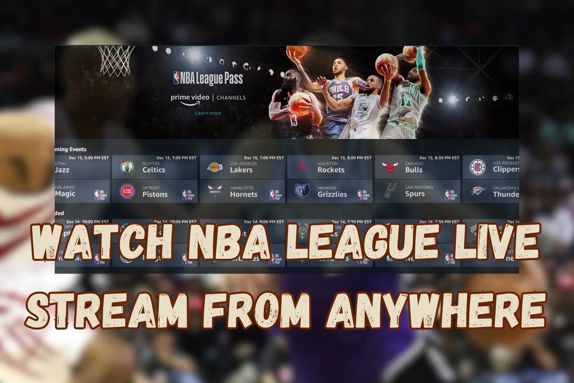 Watch NBA Live Streaming Online From Anywhere