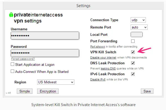 pia vpn killswitch