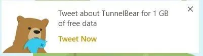 tunnelbear tweet now