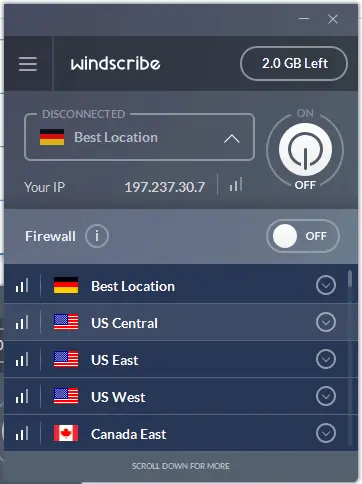 windscribe vpn windows client