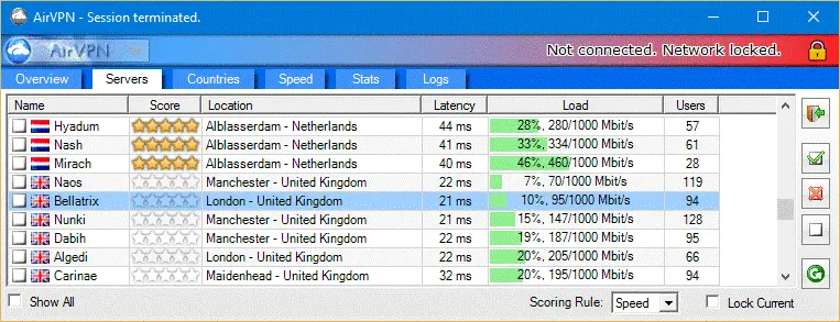 airvpn session