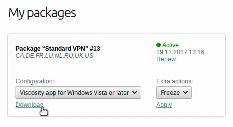 download vpn client