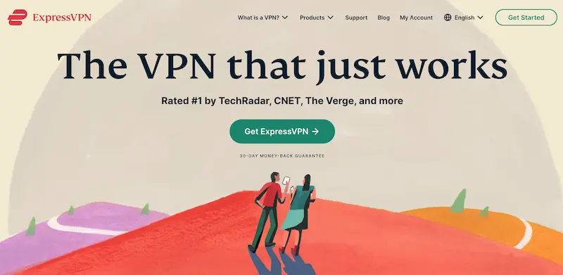 expressvpn home page