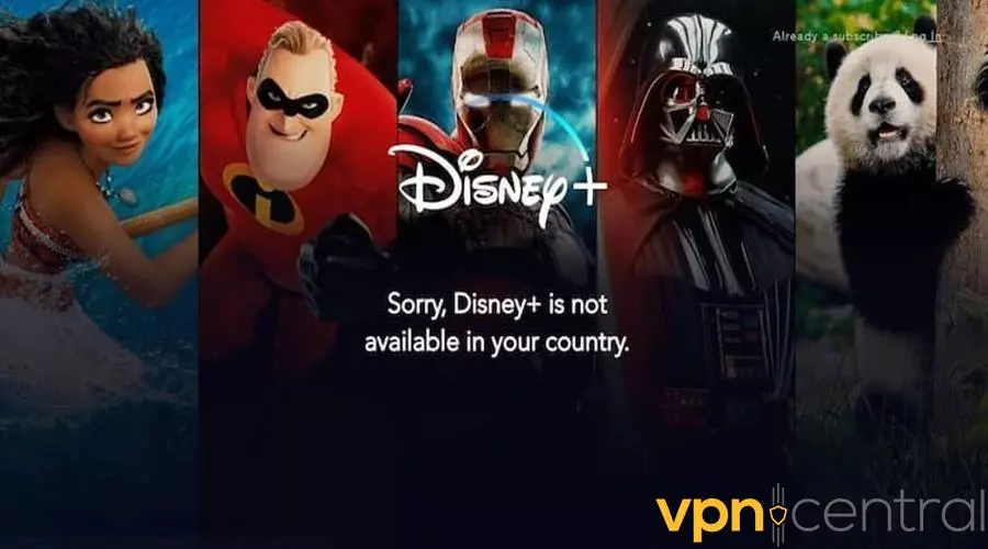 disney plus is not available in your country error screen
