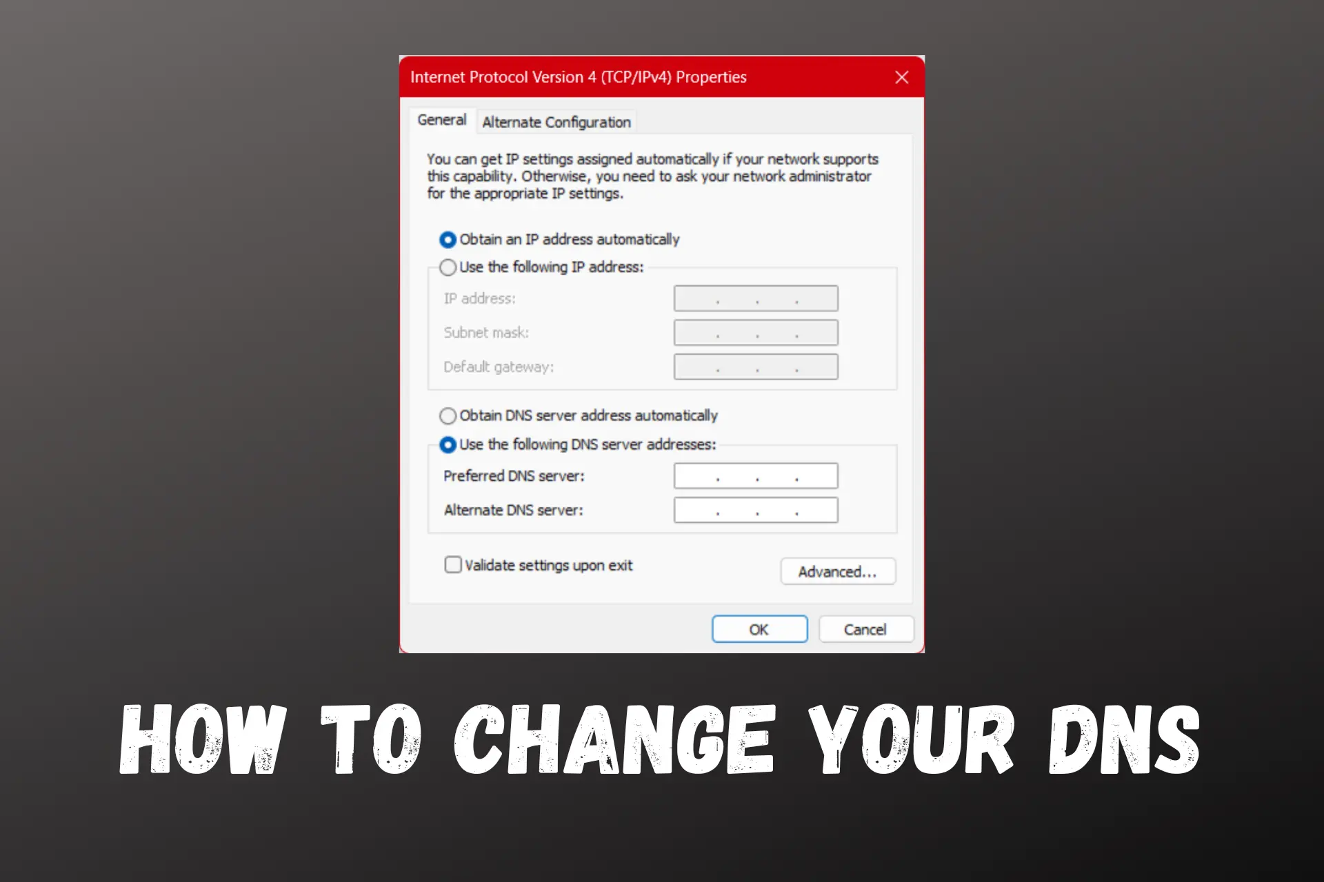 How To Change DNS The First Step To Internet Security