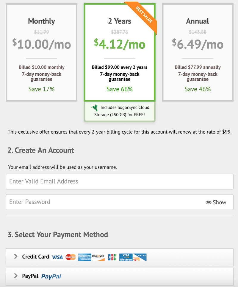 ipvanish pricing plans