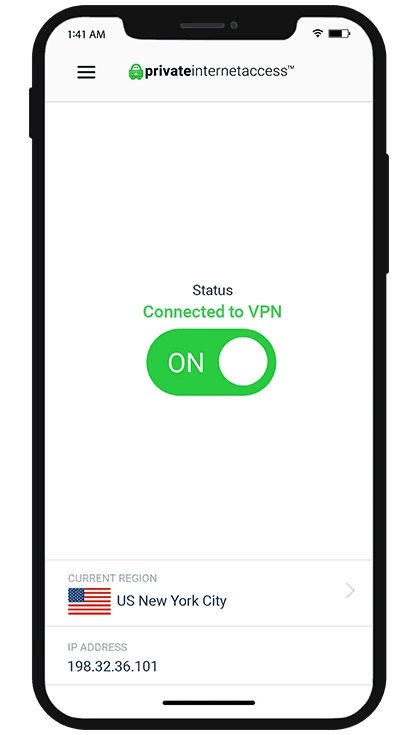 pia connected to vpn