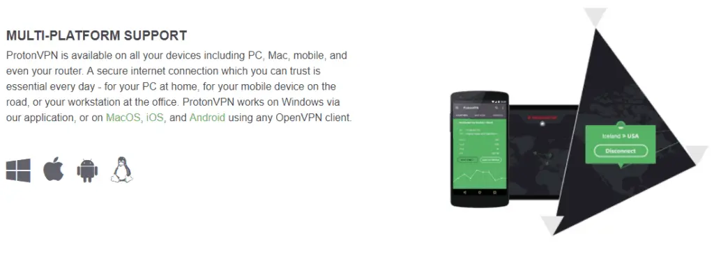 proton vpn multi platform support
