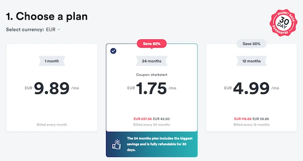 surfshark plans and pricing