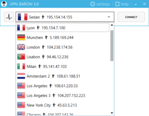 vpnbaron servers