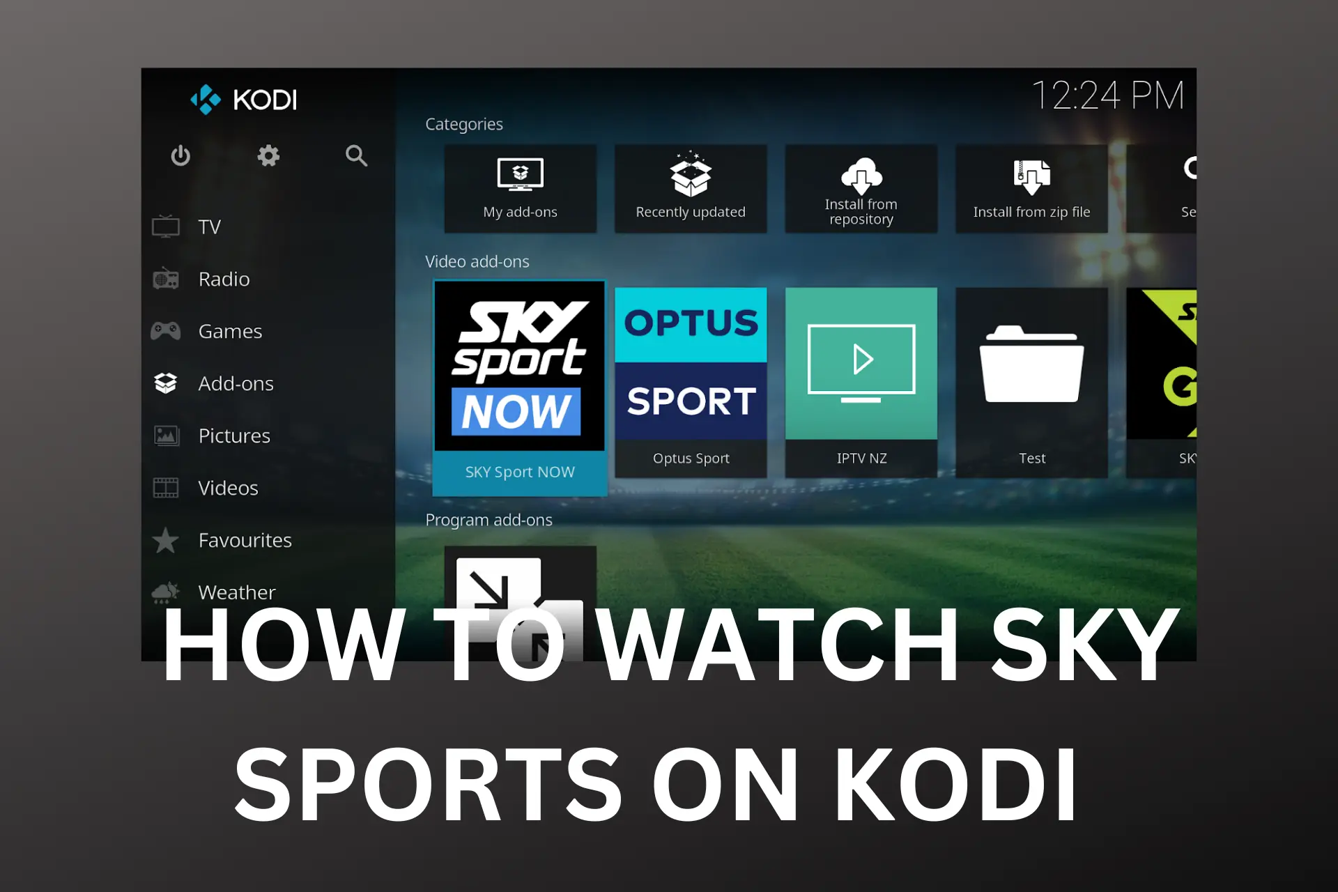 watch sky sports on kodi