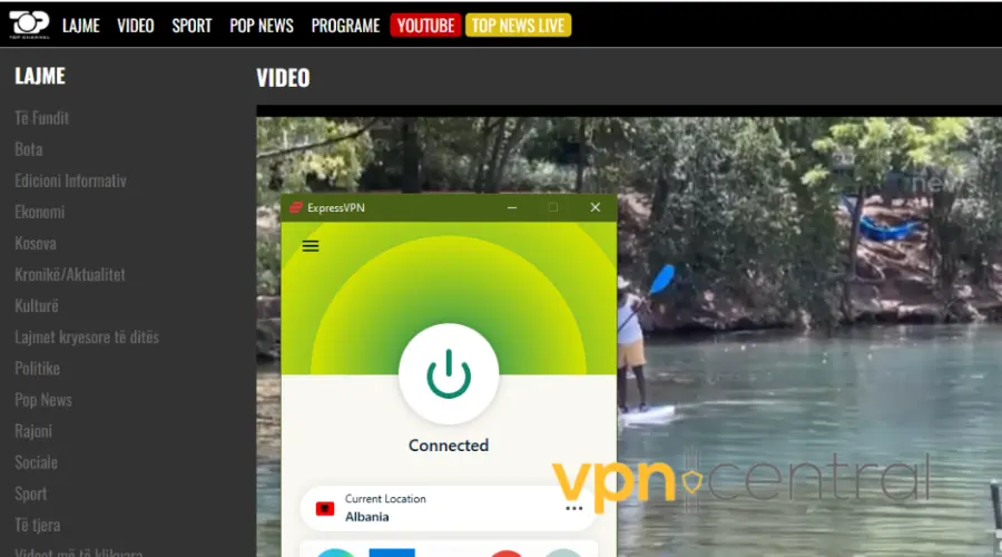 expressvpn albanian tv