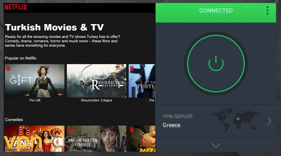 netflix turkey unlocked with pia connected