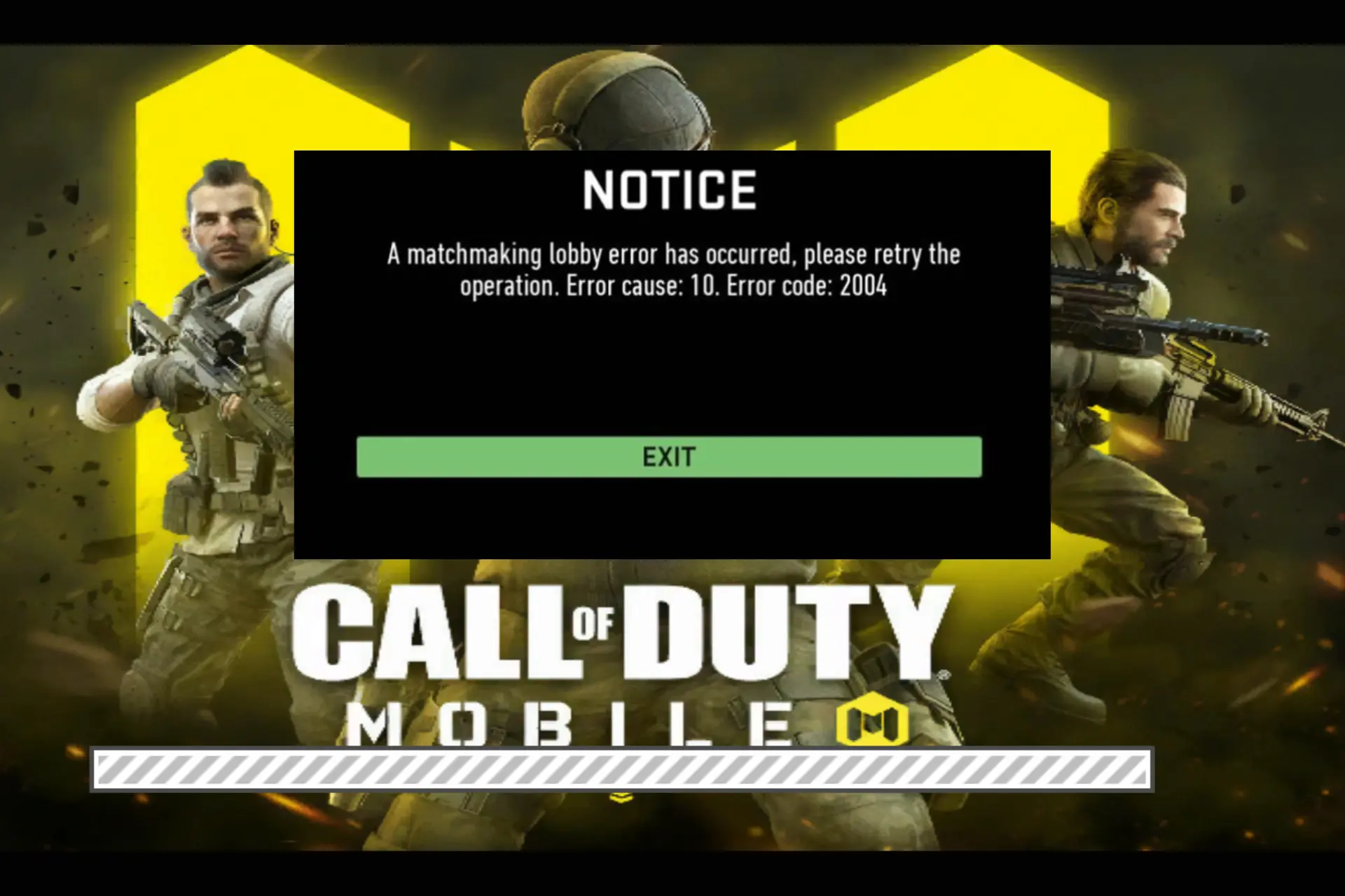 call of duty mobile not working with vpn