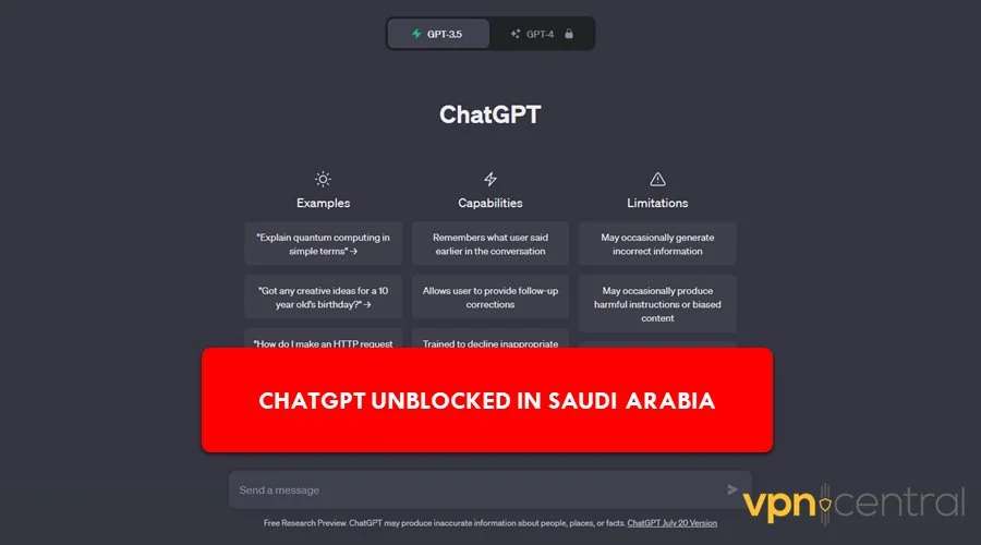 chatgpt unblocked in saudi arabia using a vpn