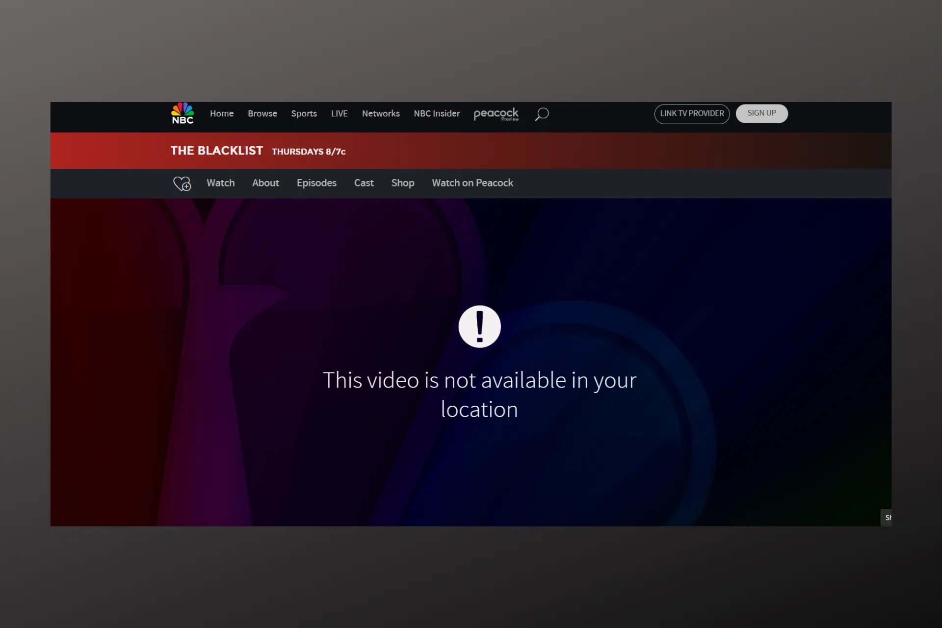 nbc not working with vpn