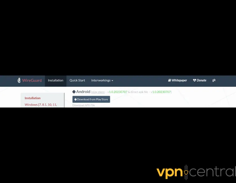WireGuard Android Installer