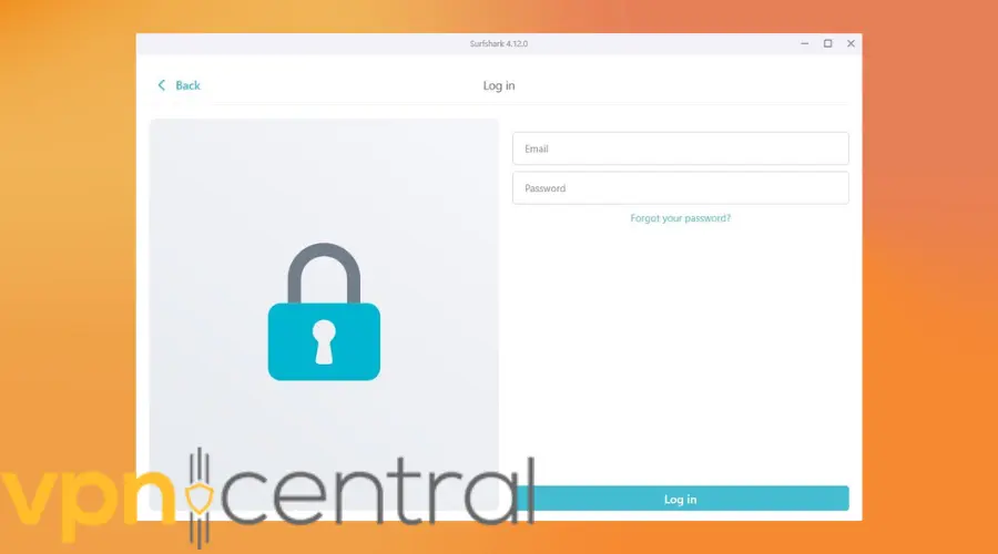 surfshark login