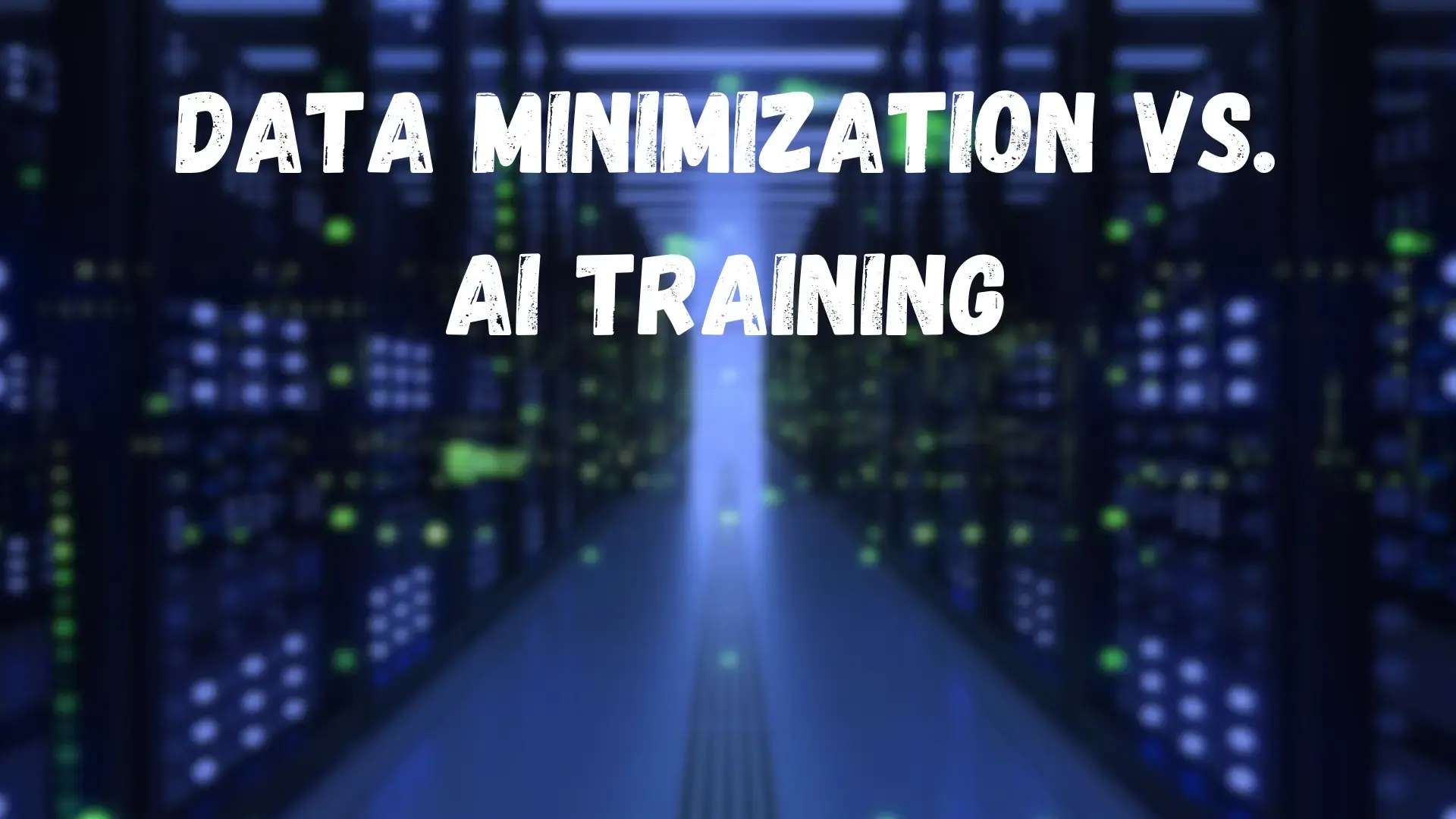 data minimization vs ai training