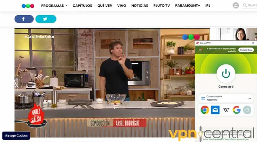 argentina tv unblocked in usa with expressvpn