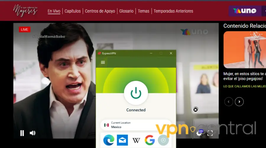 expressvpn mexican tv