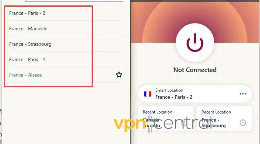 expressvpn french servers