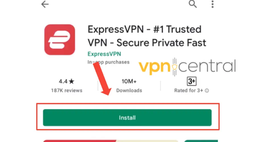 install expressvpn mobile app