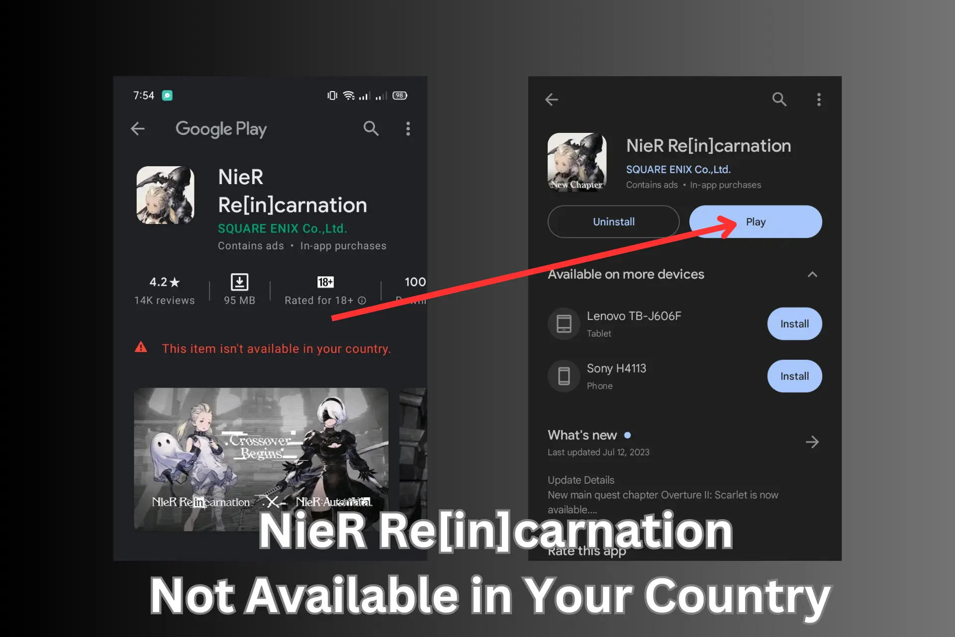 NieR Reincarnation system requirements and how to bypass region lock -  GamerBraves