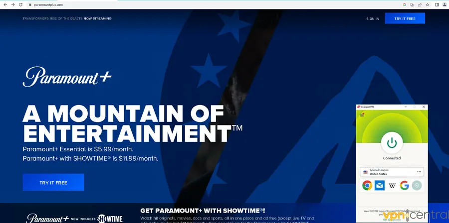 Paramount Plus Not Available in Your Region