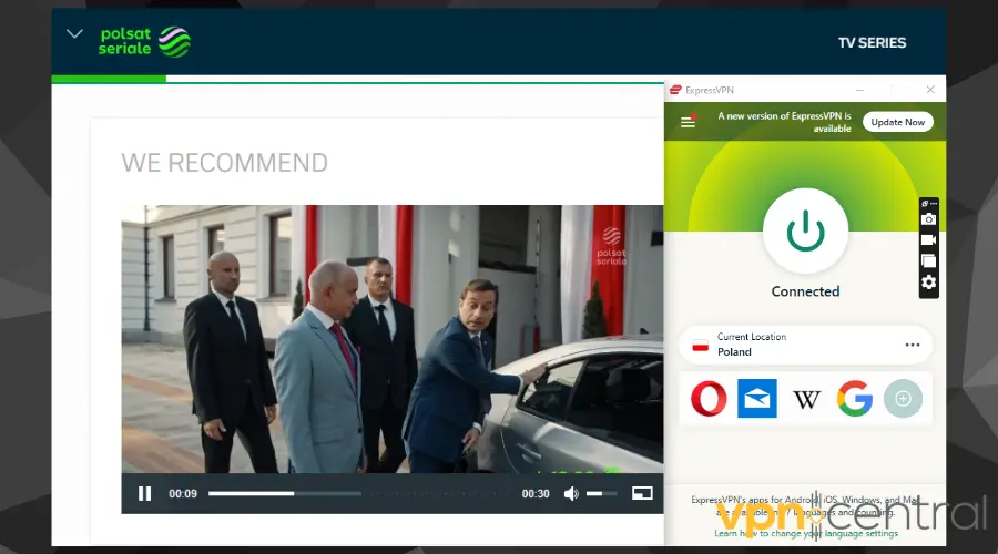 Watching Servant of the Nation on Polsat Seriale with ExpressVPN