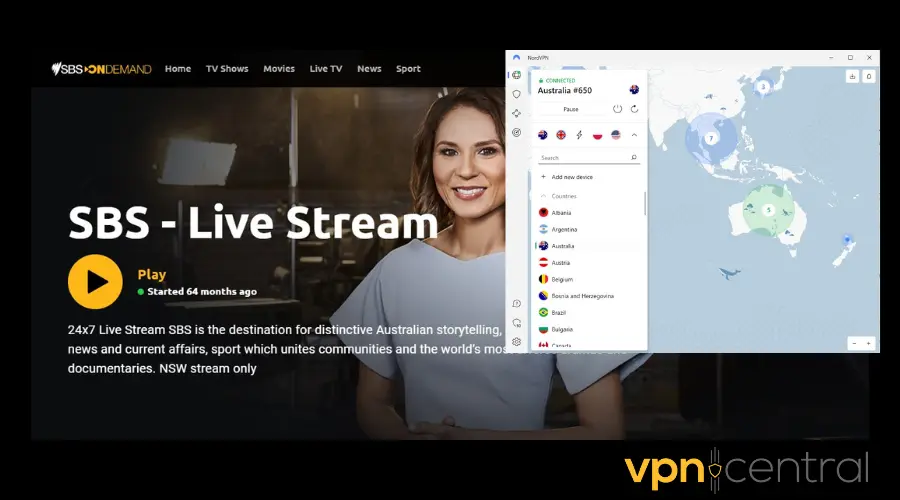 nordvpn australian tv